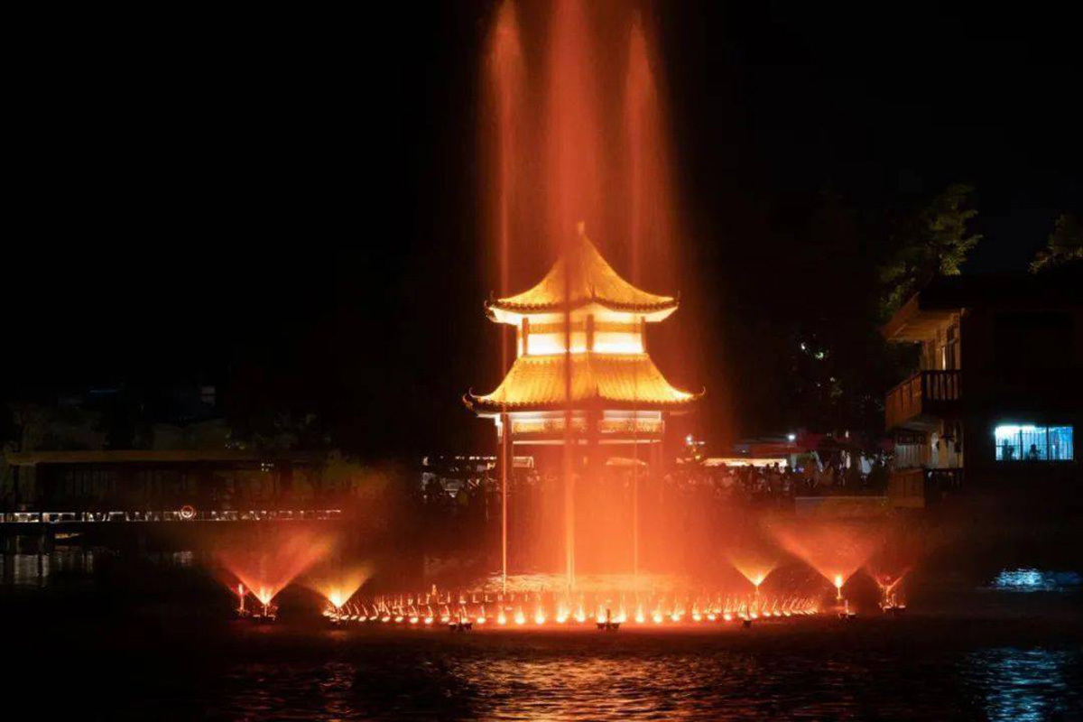 超靚！新興天堂公園新增音樂噴泉，打卡走起~